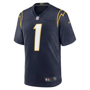 Quentin johnston los angeles chargers nike alternate game jersey Navy M