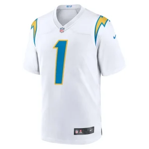 Quentin johnston los angeles chargers nike away game jersey White M