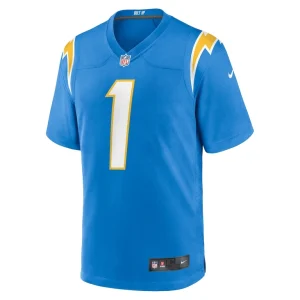 Quentin johnston los angeles chargers nike game player jersey Powder blue M