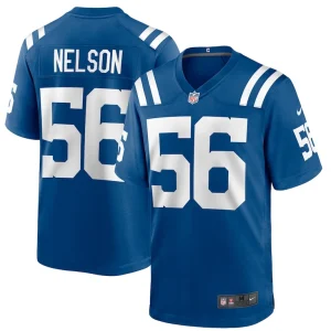 Quenton nelson indianapolis colts nike game player jersey Royal