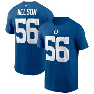 Quenton nelson indianapolis colts nike name number t shirt Royal