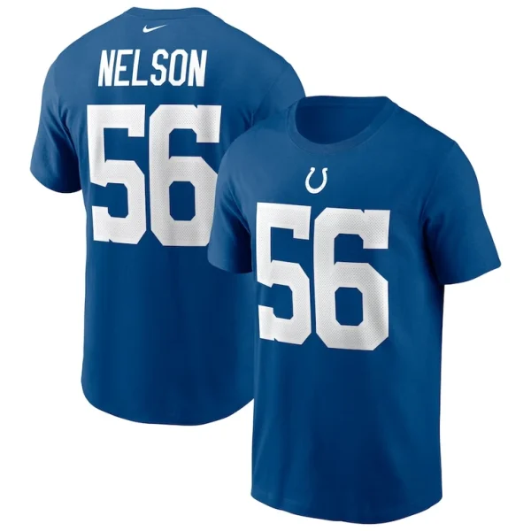 Quenton nelson indianapolis colts nike name number t shirt Royal