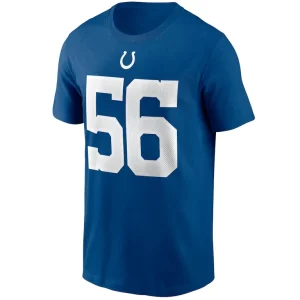 Quenton nelson indianapolis colts nike name number t shirt Royal M
