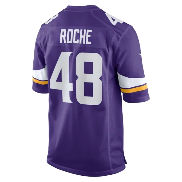 Quincy roche minnesota vikings nike team game jersey Purple L