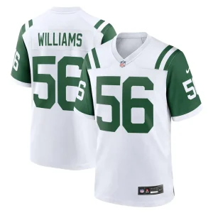 Quincy williams new york jets nike alternate game jersey White