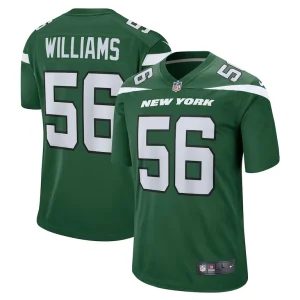 Quincy williams new york jets nike game jersey Gotham green