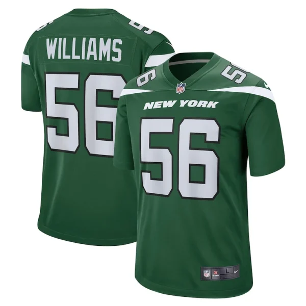 Quincy williams new york jets nike game jersey Gotham green