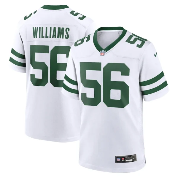 Quincy williams new york jets nike game jersey Legacy white