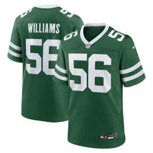 Quincy williams new york jets nike game player jersey – legacy green Multi