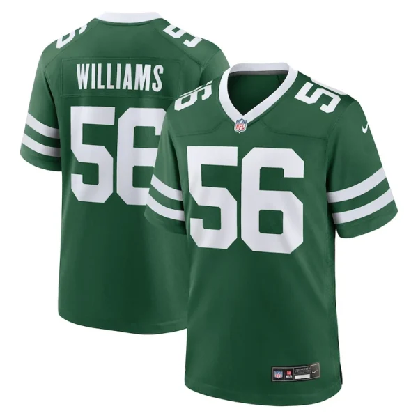 Quincy williams new york jets nike game player jersey – legacy green Multi