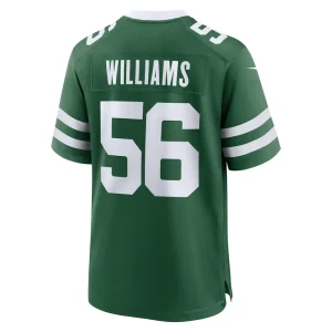 Quincy williams new york jets nike game player jersey – legacy green Multi L