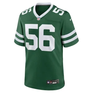 Quincy williams new york jets nike game player jersey – legacy green Multi M