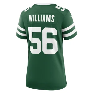 Quincy williams new york jets nike womens game player jersey – legacy green Multi L