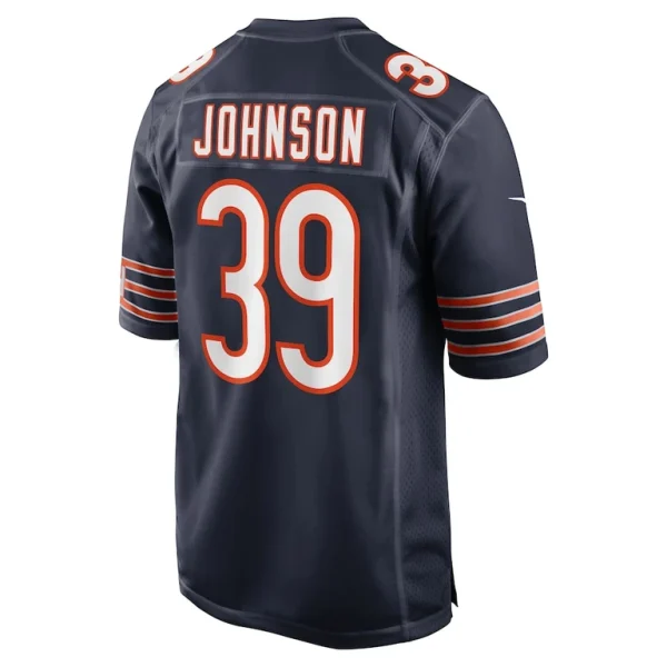 Quindell johnson chicago bears nike team game jersey Navy L