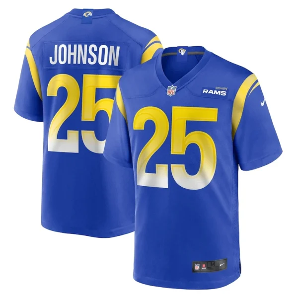 Quindell johnson los angeles rams nike team game jersey Royal