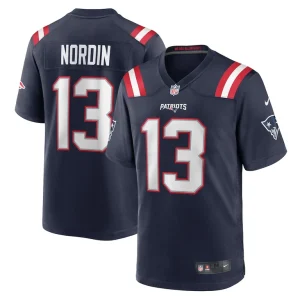 Quinn nordin new england patriots nike game player jersey Navy