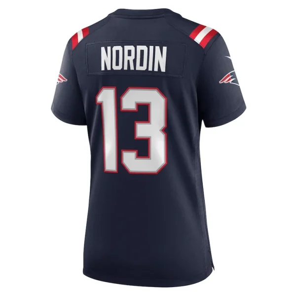 Quinn nordin new england patriots nike womens game player jersey Navy L