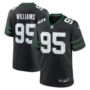 Quinnen williams new york jets nike alternate game jersey Legacy black