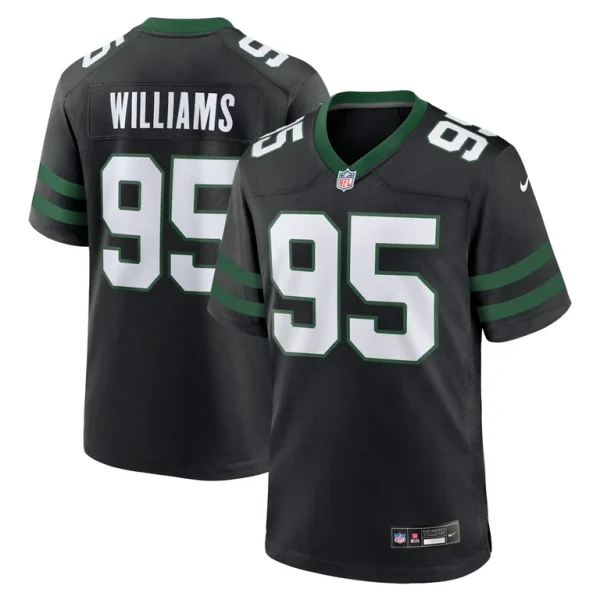 Quinnen williams new york jets nike alternate game jersey Legacy black