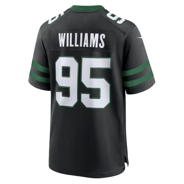 Quinnen williams new york jets nike alternate game jersey Legacy black L