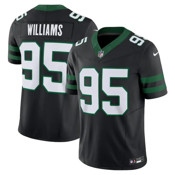 Quinnen williams new york jets nike alternate vapor f.u.s.e. limited jersey Legacy black