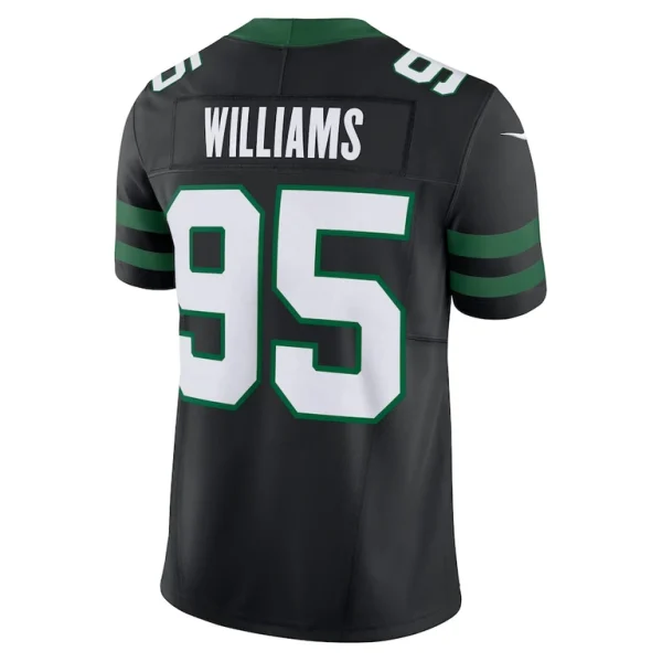 Quinnen williams new york jets nike alternate vapor f.u.s.e. limited jersey Legacy black L
