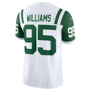 Quinnen williams new york jets nike classic alternate vapor f.u.s.e. limited jersey White L