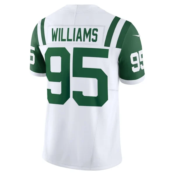 Quinnen williams new york jets nike classic alternate vapor f.u.s.e. limited jersey White L
