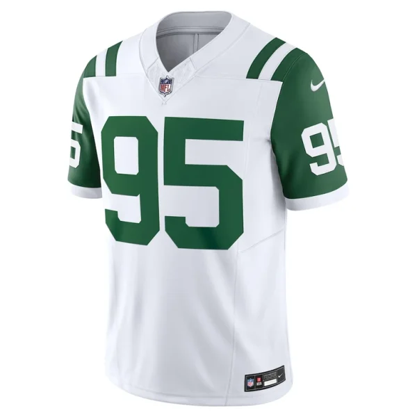 Quinnen williams new york jets nike classic alternate vapor f.u.s.e. limited jersey White M