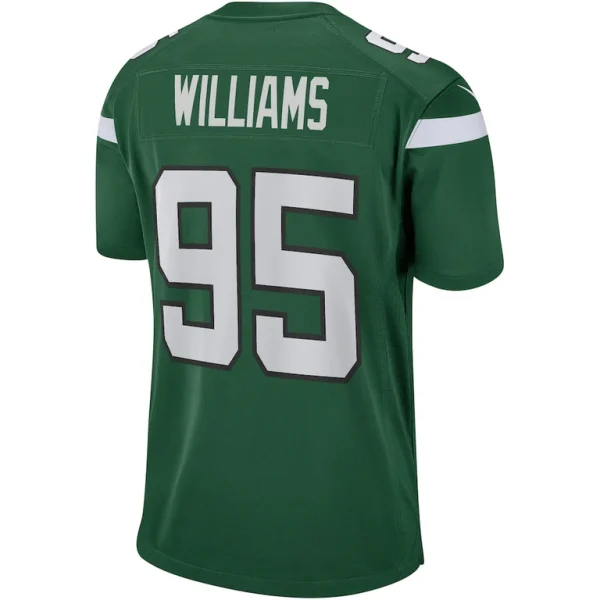 Quinnen williams new york jets nike game jersey Gotham green L