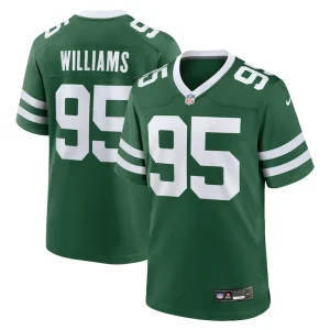 Quinnen williams new york jets nike game jersey Legacy green
