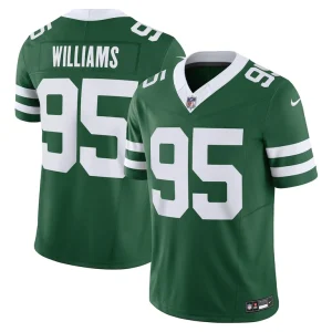 Quinnen williams new york jets nike vapor f.u.s.e. limited jersey Legacy green