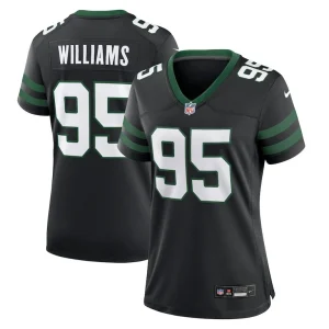 Quinnen williams new york jets nike womens alternate game jersey Legacy black