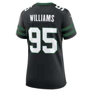 Quinnen williams new york jets nike womens alternate game jersey Legacy black L