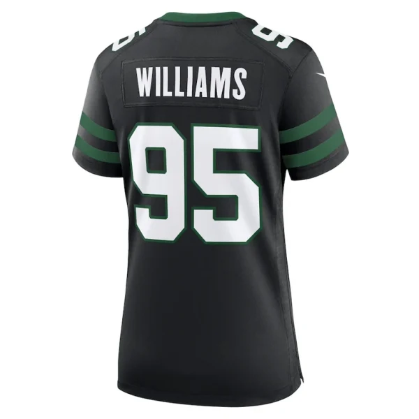 Quinnen williams new york jets nike womens alternate game jersey Legacy black L