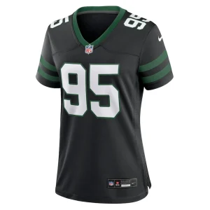 Quinnen williams new york jets nike womens alternate game jersey Legacy black M