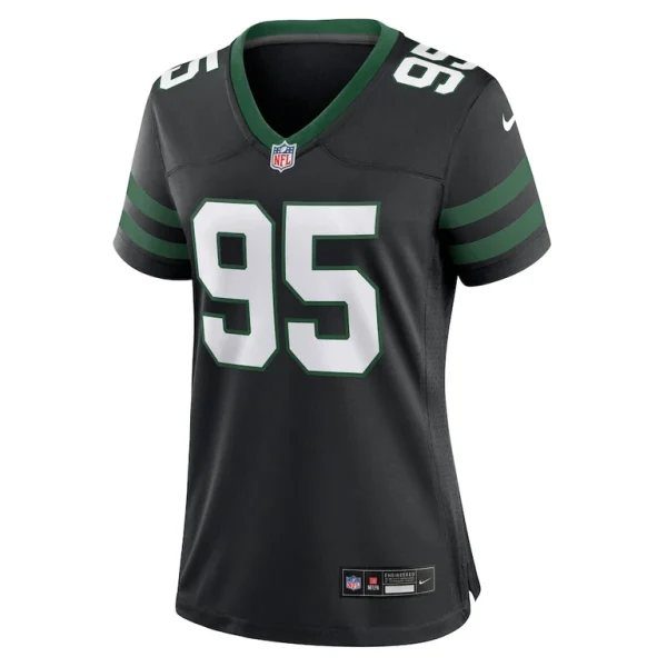Quinnen williams new york jets nike womens alternate game jersey Legacy black M