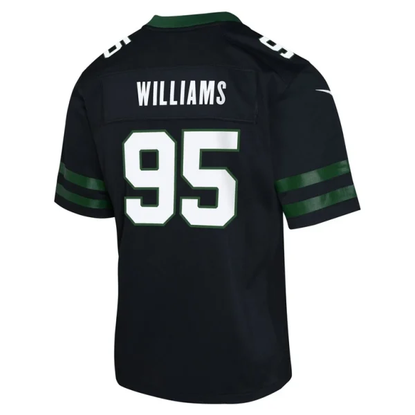 Quinnen williams new york jets nike youth alternate game jersey Legacy black Yth L