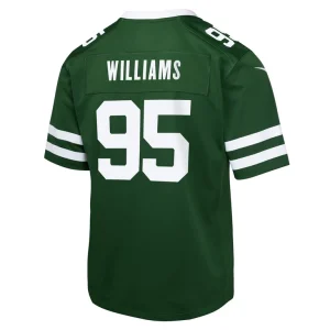 Quinnen williams new york jets nike youth game jersey Legacy green Yth L
