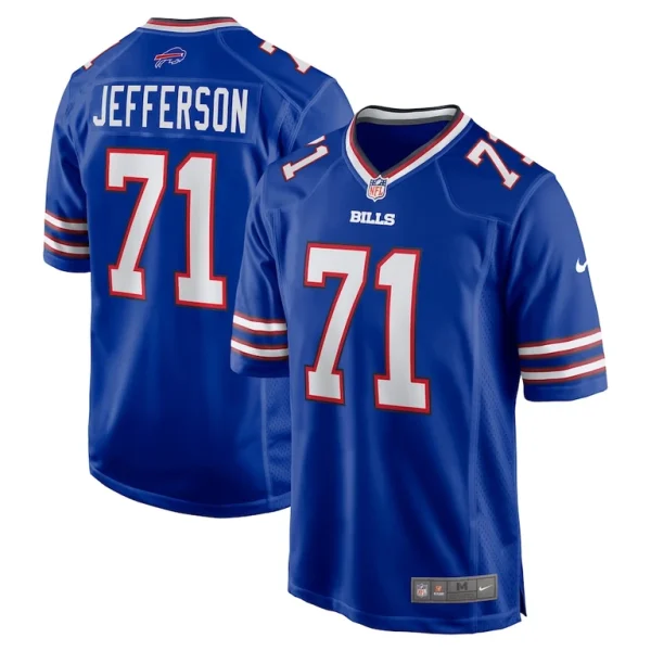 Quinton jefferson buffalo bills nike game jersey Royal
