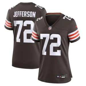 Quinton jefferson cleveland browns nike womens game jersey Brown