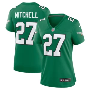 Quinyon mitchell philadelphia eagles nike womens alternate game jersey Kelly green