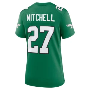 Quinyon mitchell philadelphia eagles nike womens alternate game jersey Kelly green L