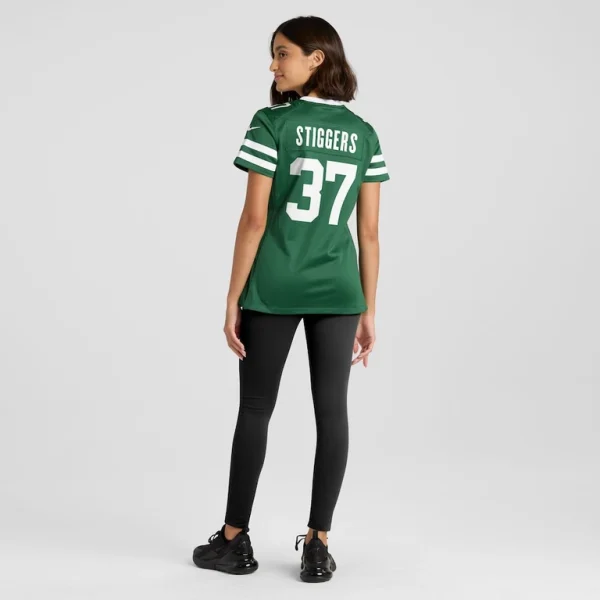 Qwantez stiggers new york jets nike womens team game jersey Legacy green 2XL