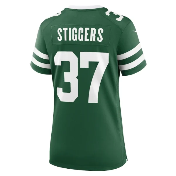 Qwantez stiggers new york jets nike womens team game jersey Legacy green L