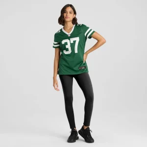 Qwantez stiggers new york jets nike womens team game jersey Legacy green XL