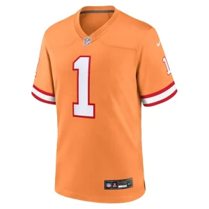 Rachaad white tampa bay buccaneers nike throwback game jersey Orange M