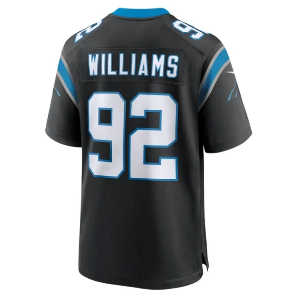 Raequan williams carolina panthers nike team game jersey Black L