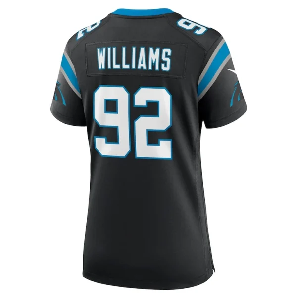 Raequan williams carolina panthers nike womens team game jersey Black L