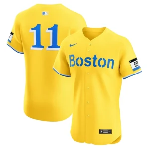 Rafael devers boston red sox nike city connect elite jersey Gold